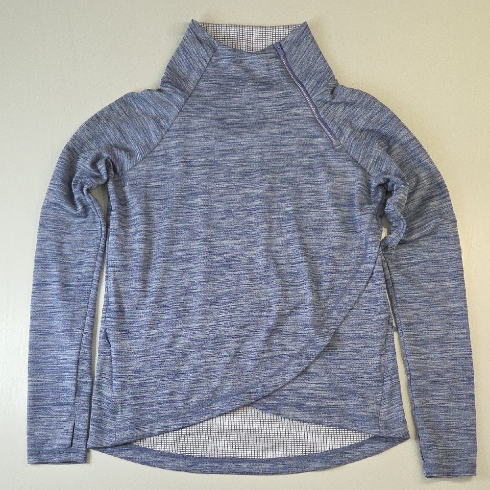 IBKUL Asymmetrical Zip Pullover